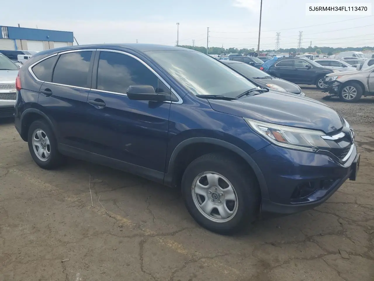2015 Honda Cr-V Lx VIN: 5J6RM4H34FL113470 Lot: 62914805