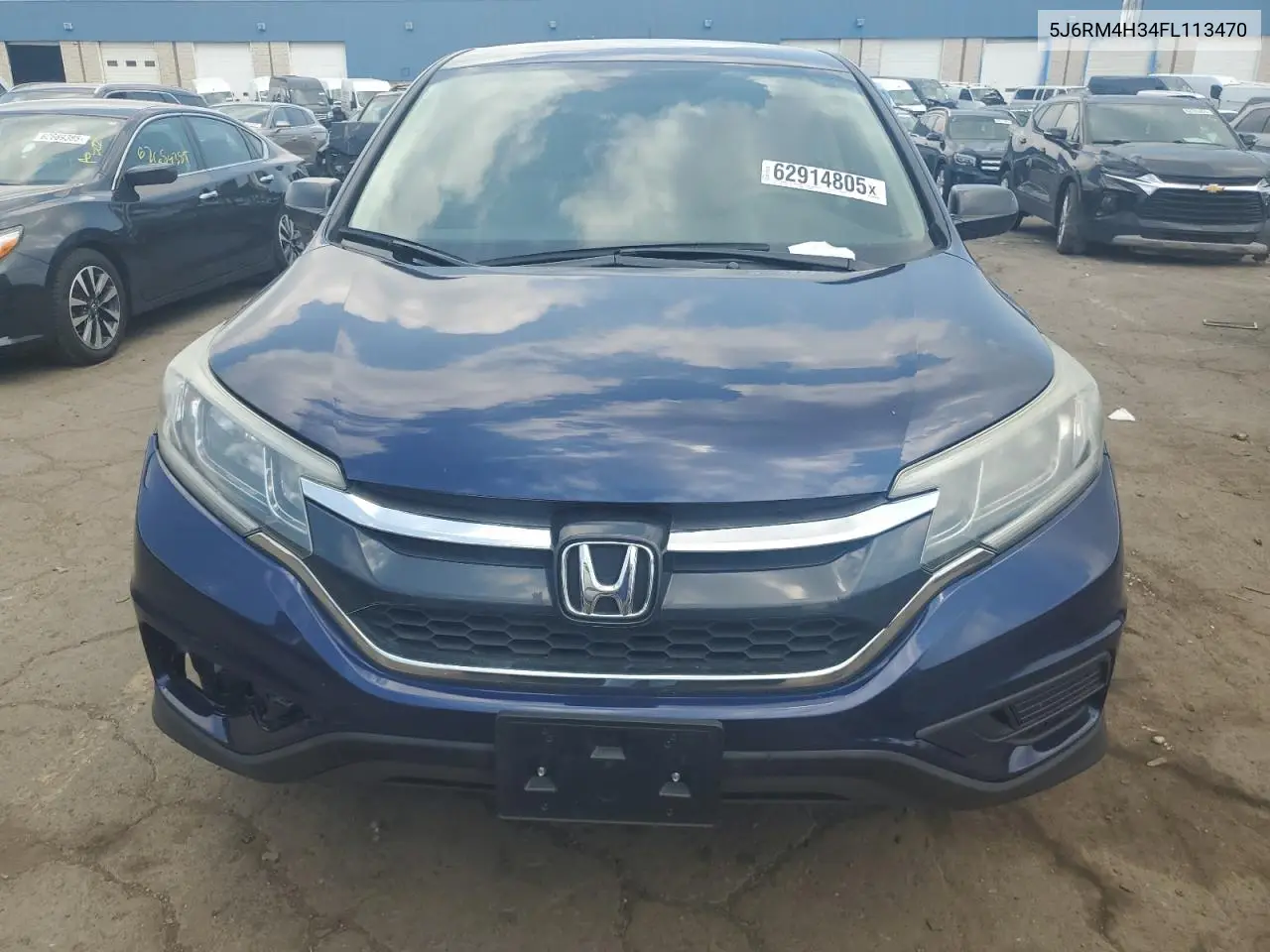 2015 Honda Cr-V Lx VIN: 5J6RM4H34FL113470 Lot: 62914805