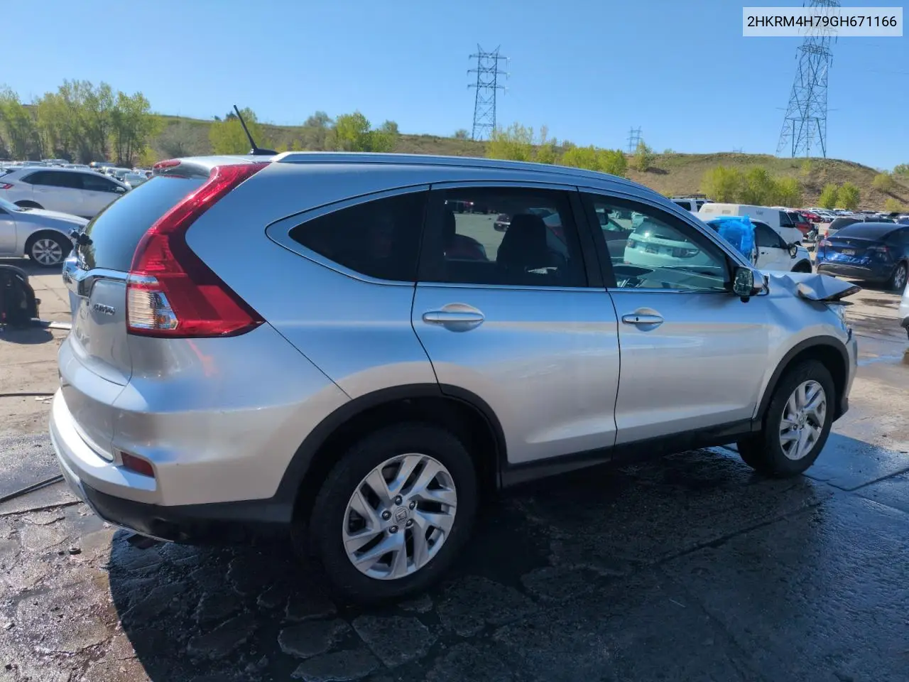 2016 Honda Cr-V Exl VIN: 2HKRM4H79GH671166 Lot: 55865955