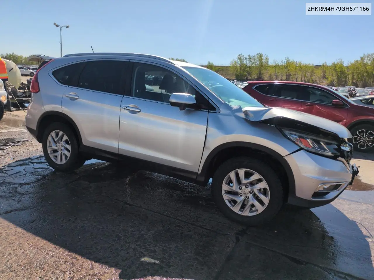 2016 Honda Cr-V Exl VIN: 2HKRM4H79GH671166 Lot: 55865955