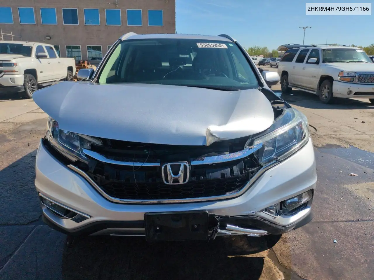2016 Honda Cr-V Exl VIN: 2HKRM4H79GH671166 Lot: 55865955