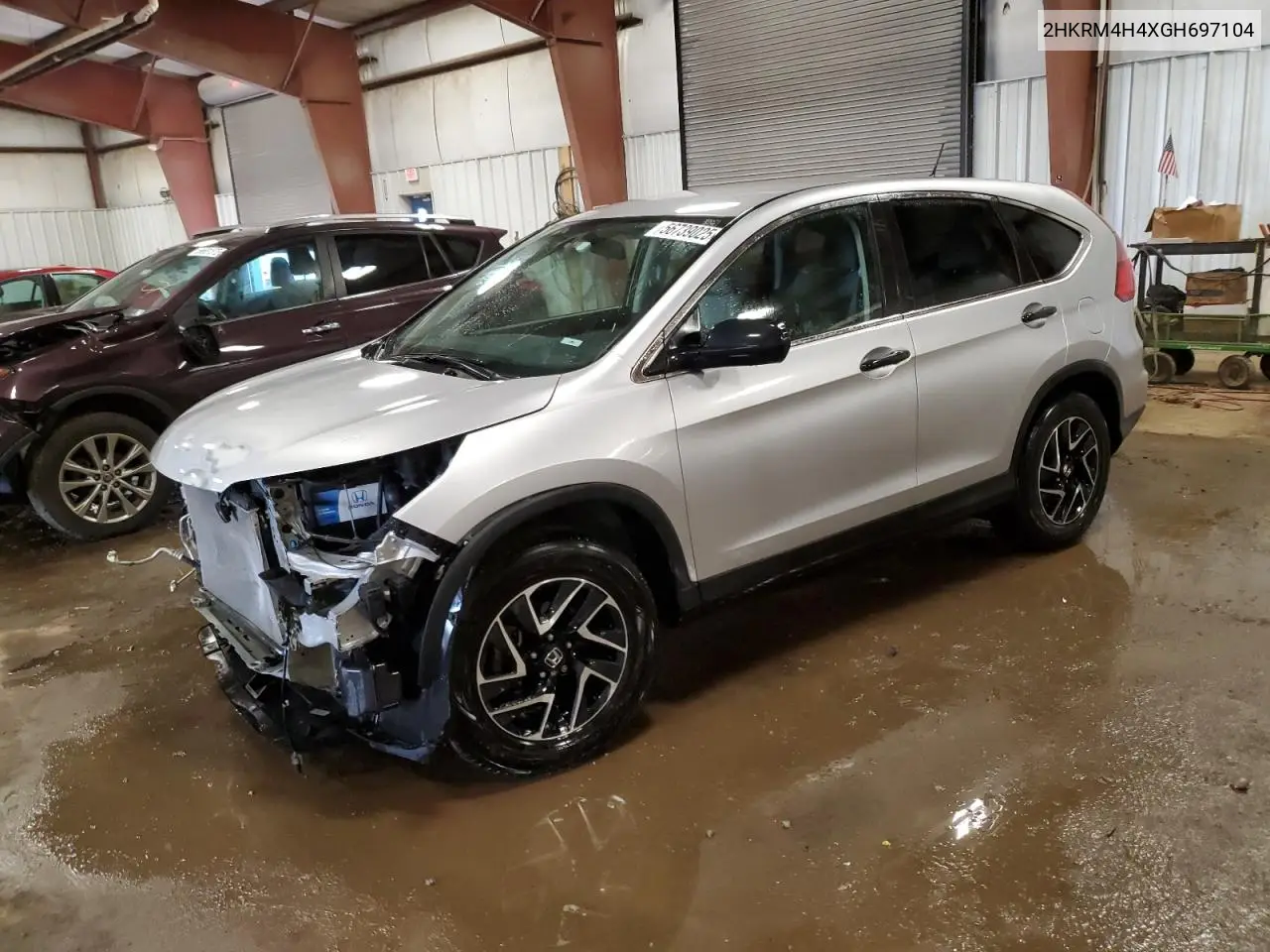 2016 Honda Cr-V Se VIN: 2HKRM4H4XGH697104 Lot: 56739025