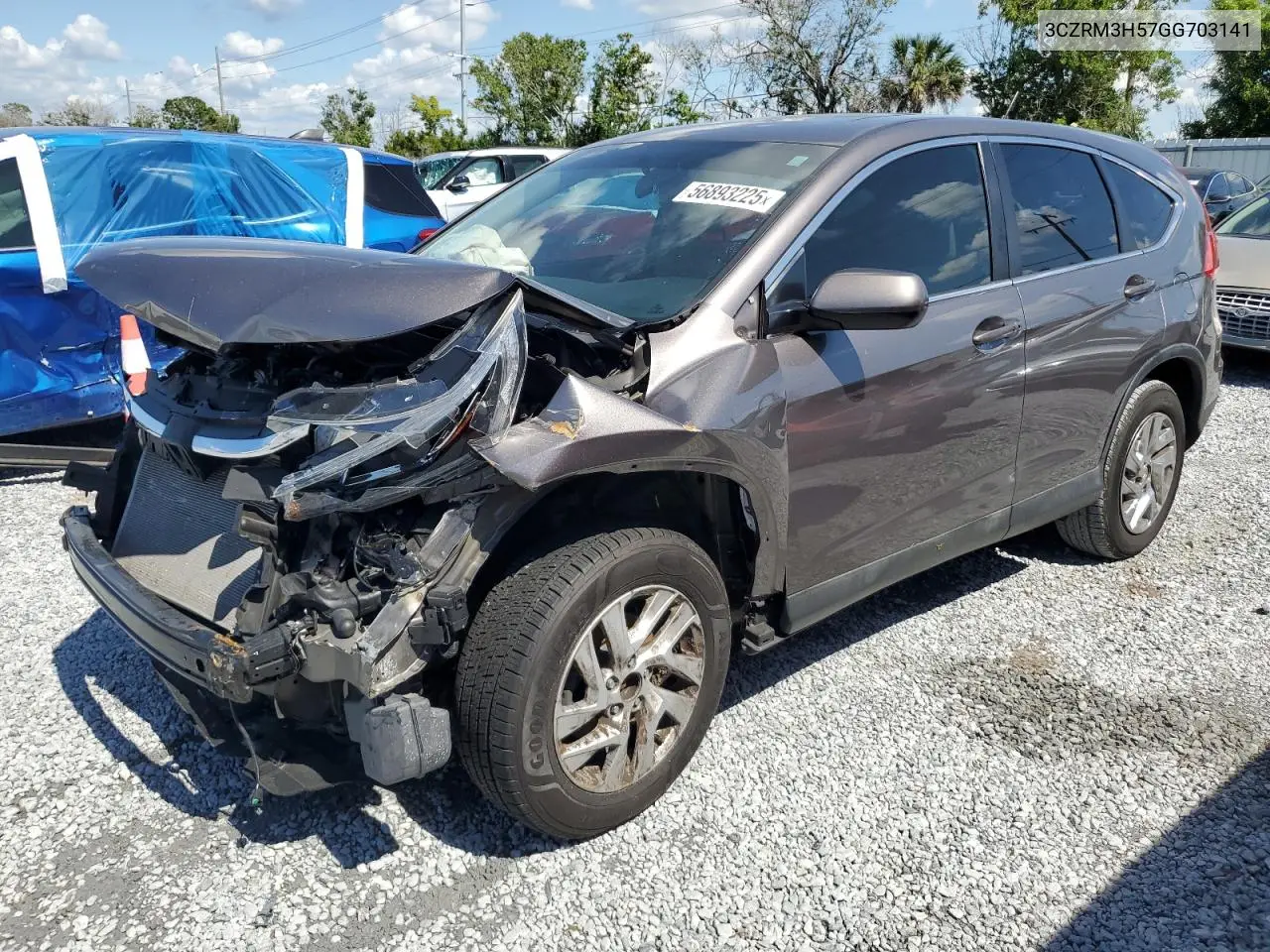 2016 Honda Cr-V Ex VIN: 3CZRM3H57GG703141 Lot: 56893225