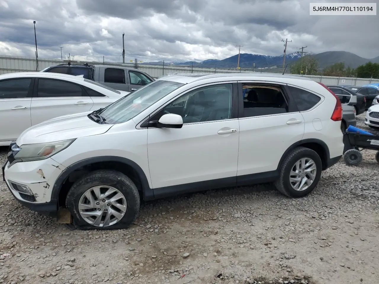 2016 Honda Cr-V Exl VIN: 5J6RM4H77GL110194 Lot: 57217375