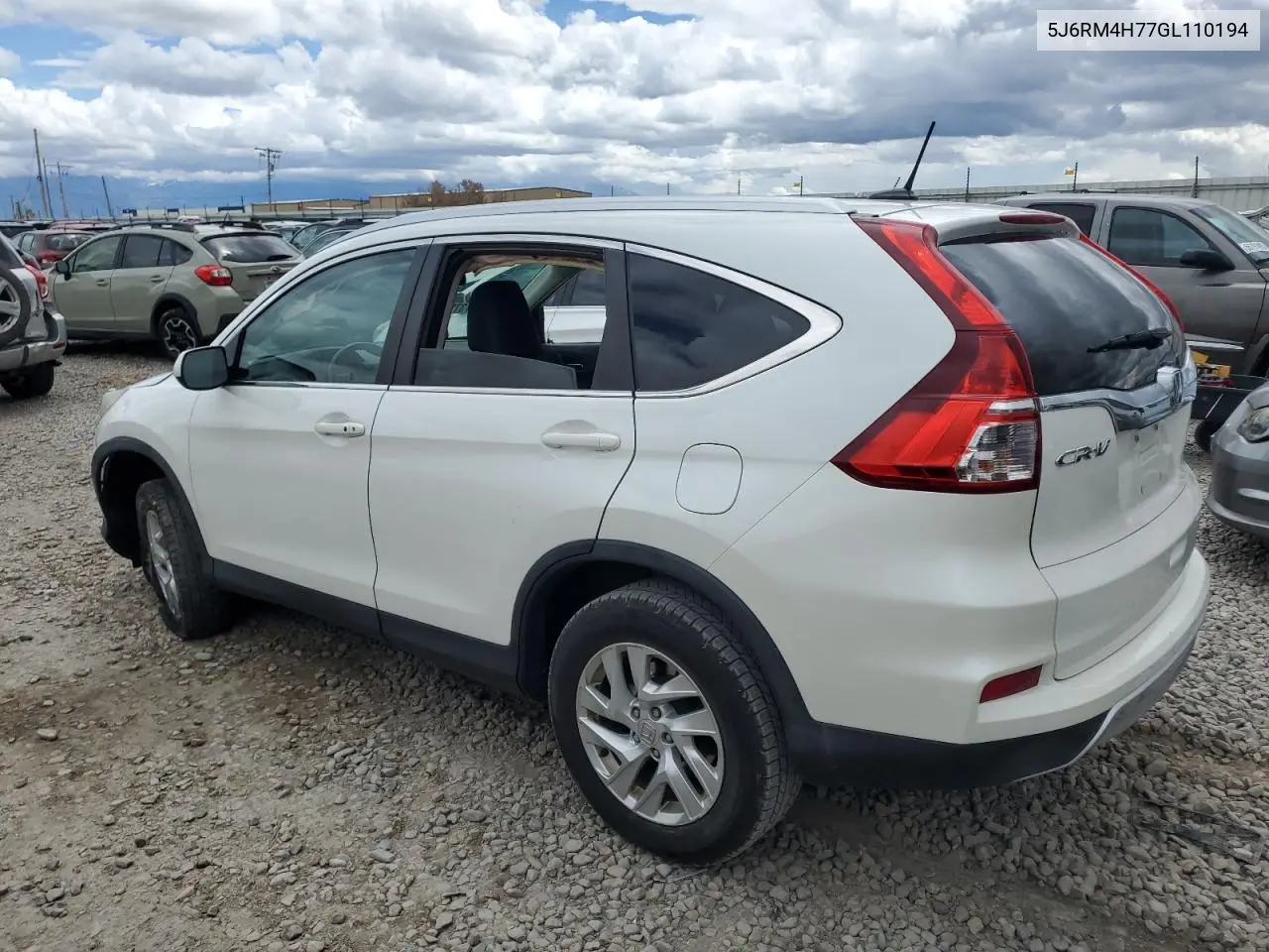 2016 Honda Cr-V Exl VIN: 5J6RM4H77GL110194 Lot: 57217375