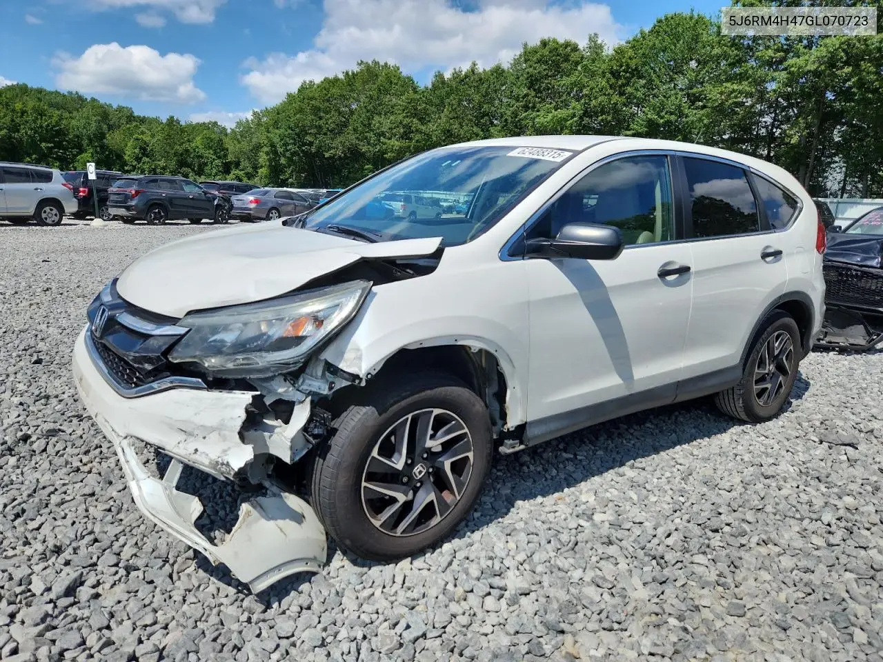 2016 Honda Cr-V Se VIN: 5J6RM4H47GL070723 Lot: 62488315