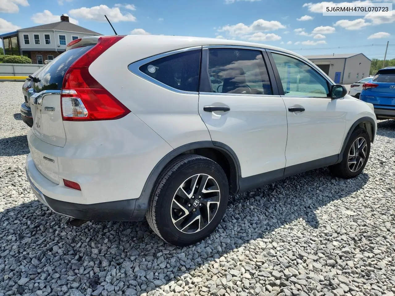 2016 Honda Cr-V Se VIN: 5J6RM4H47GL070723 Lot: 62488315
