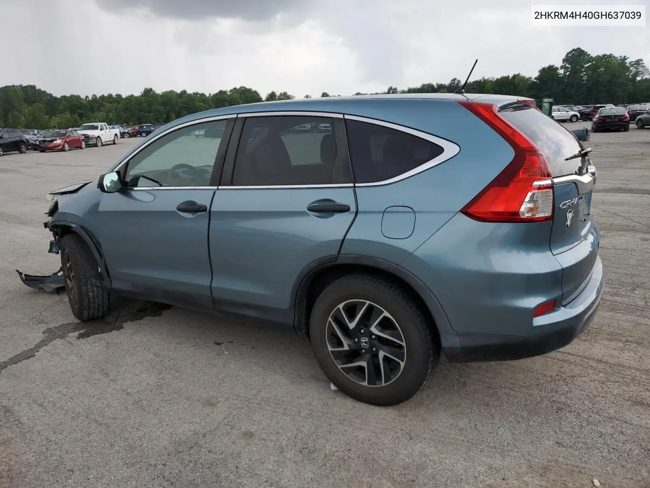 2016 Honda Cr-V Se VIN: 2HKRM4H40GH637039 Lot: 62563785