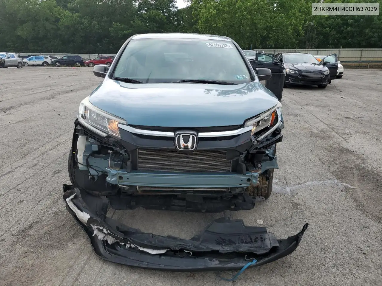 2016 Honda Cr-V Se VIN: 2HKRM4H40GH637039 Lot: 62563785