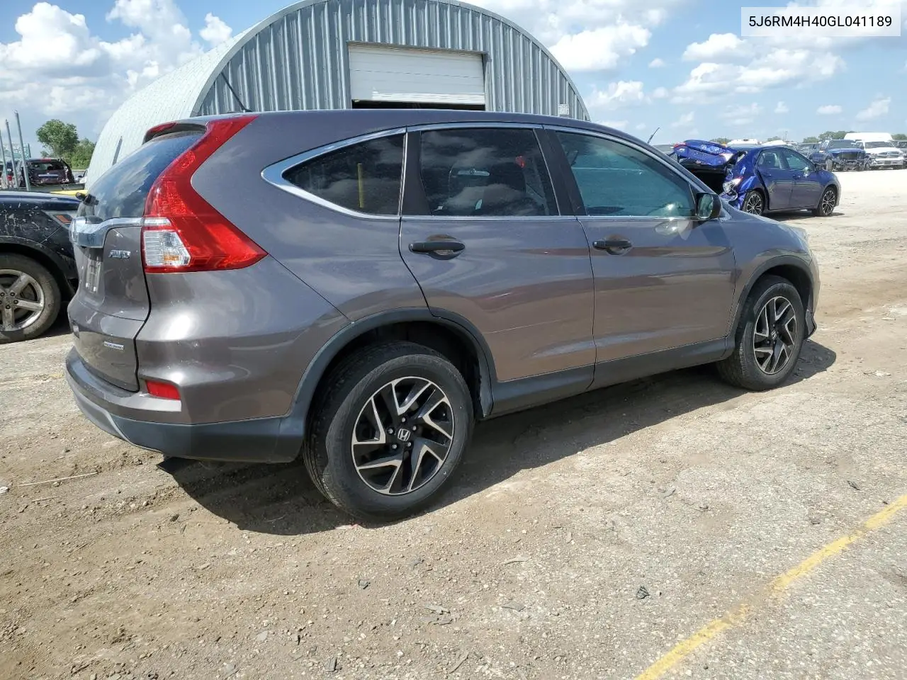 2016 Honda Cr-V Se VIN: 5J6RM4H40GL041189 Lot: 62575805