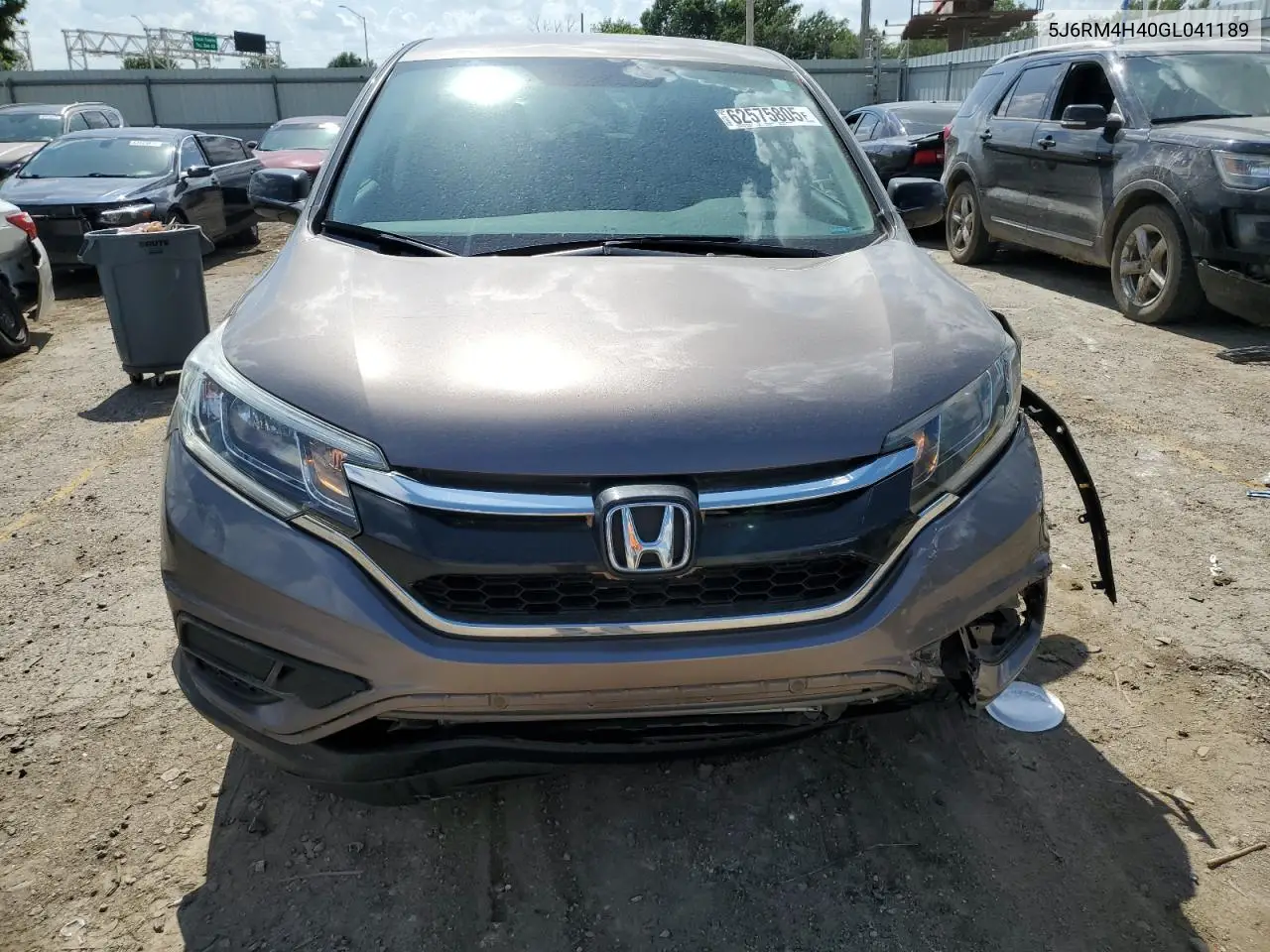 2016 Honda Cr-V Se VIN: 5J6RM4H40GL041189 Lot: 62575805