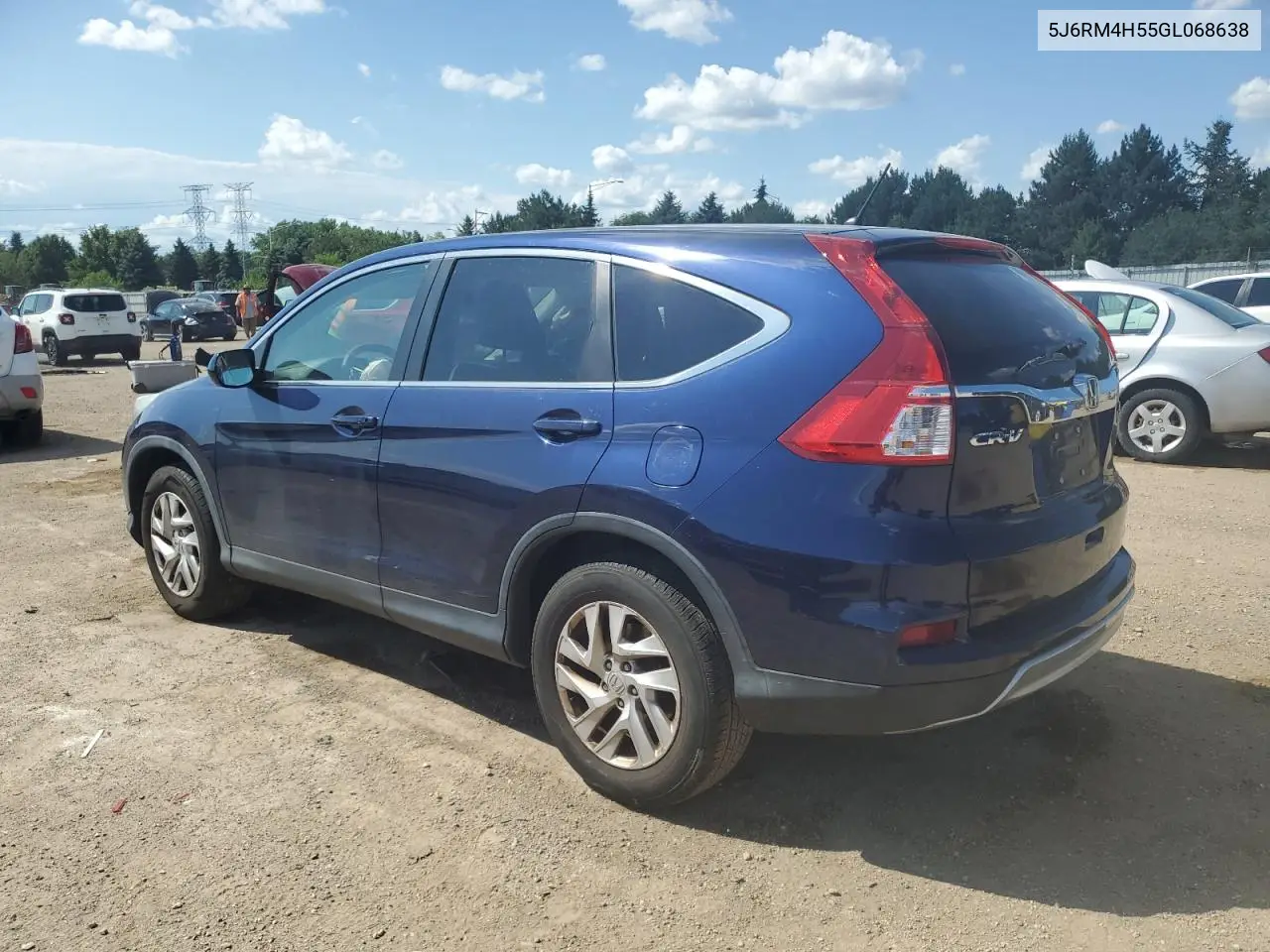 2016 Honda Cr-V Ex VIN: 5J6RM4H55GL068638 Lot: 62964105
