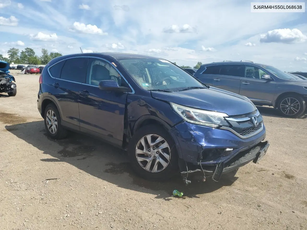 2016 Honda Cr-V Ex VIN: 5J6RM4H55GL068638 Lot: 62964105