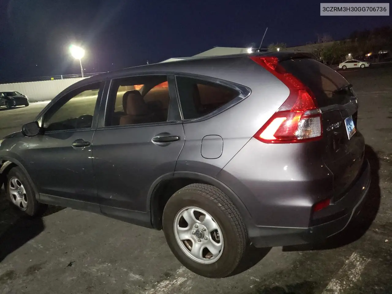 2016 Honda Cr-V Lx VIN: 3CZRM3H30GG706736 Lot: 63150305
