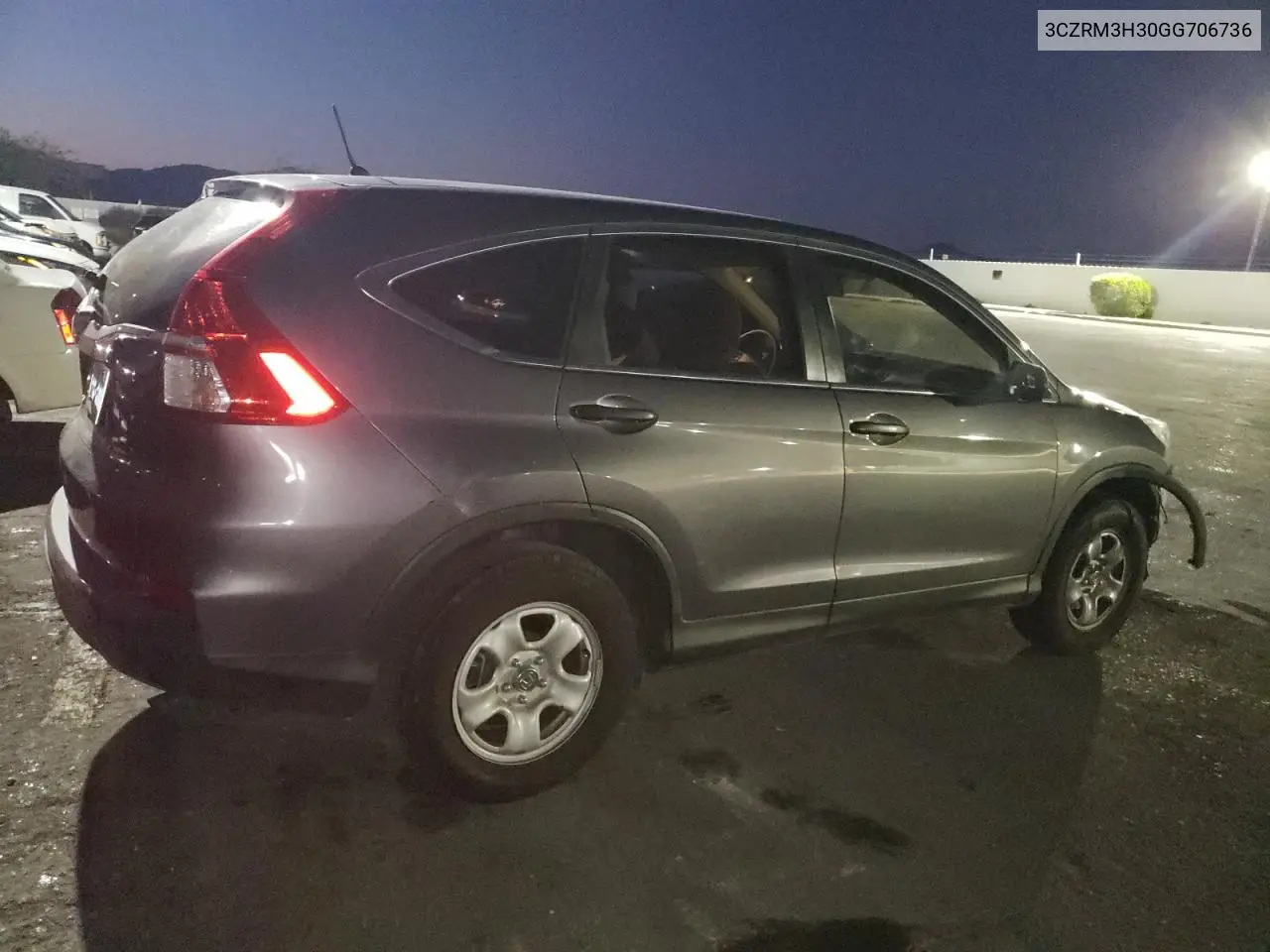 2016 Honda Cr-V Lx VIN: 3CZRM3H30GG706736 Lot: 63150305