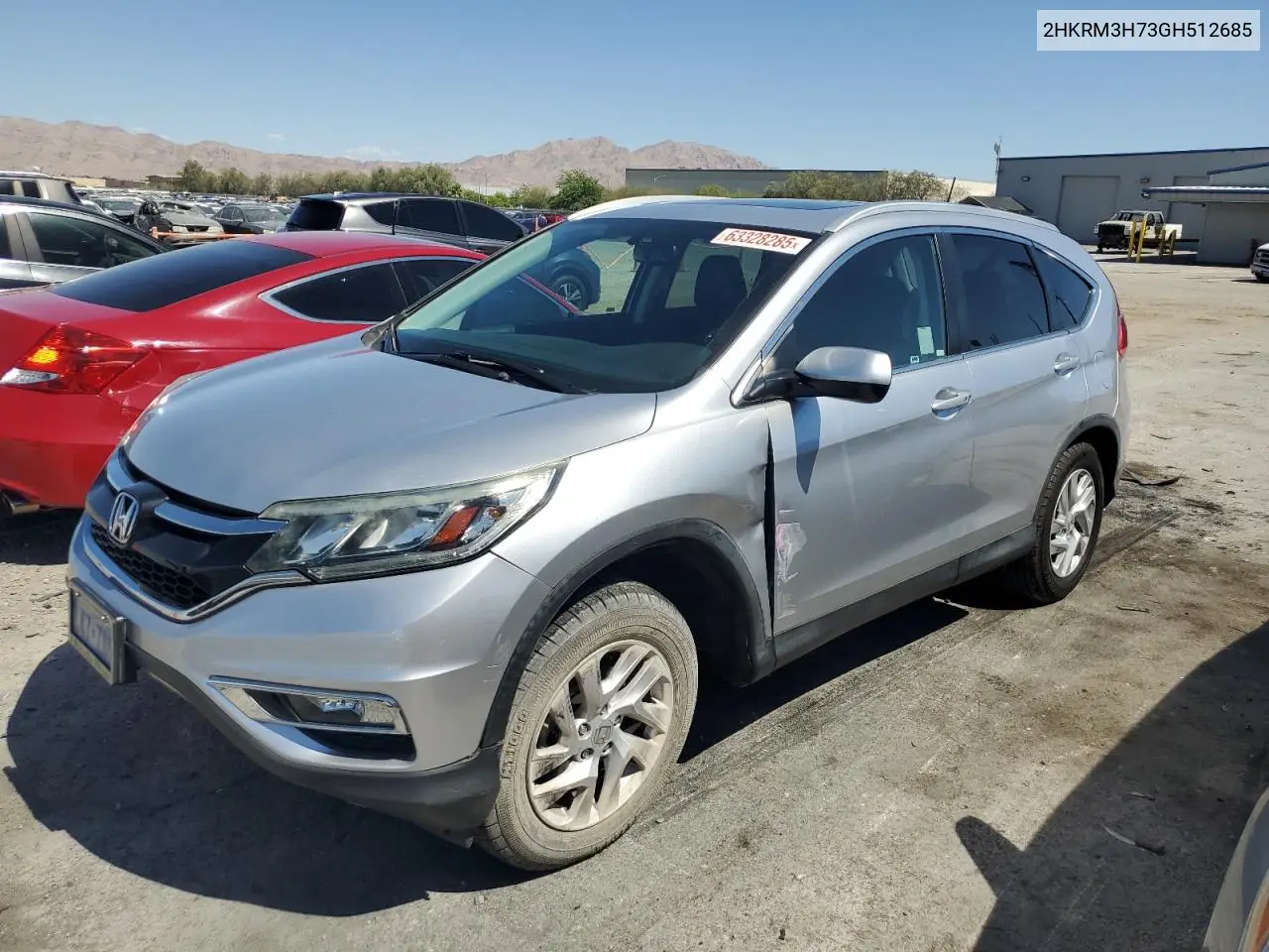 2016 Honda Cr-V Exl VIN: 2HKRM3H73GH512685 Lot: 63328285