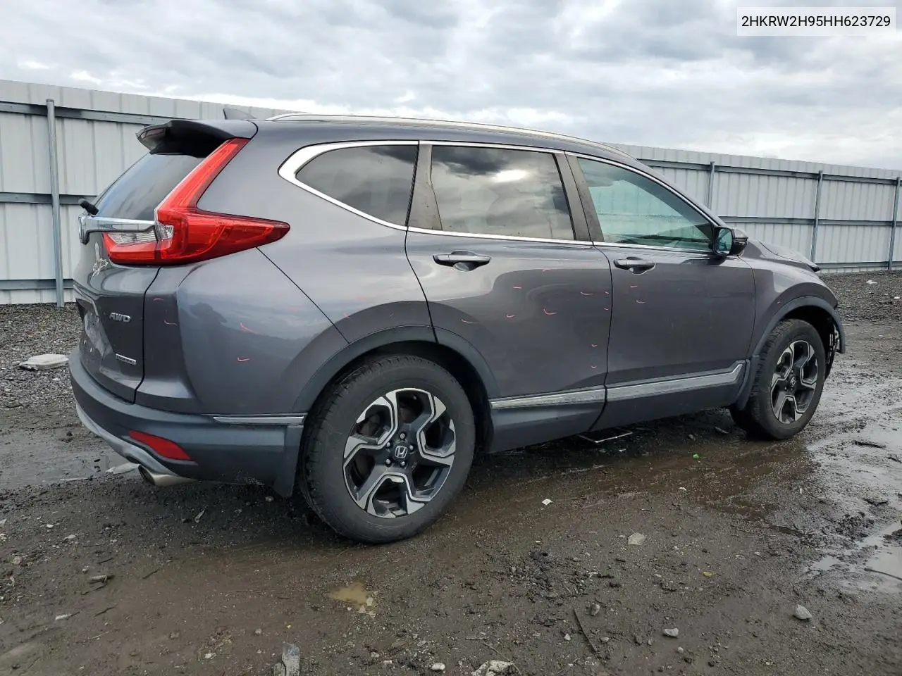 2017 Honda Cr-V Touring VIN: 2HKRW2H95HH623729 Lot: 49569335