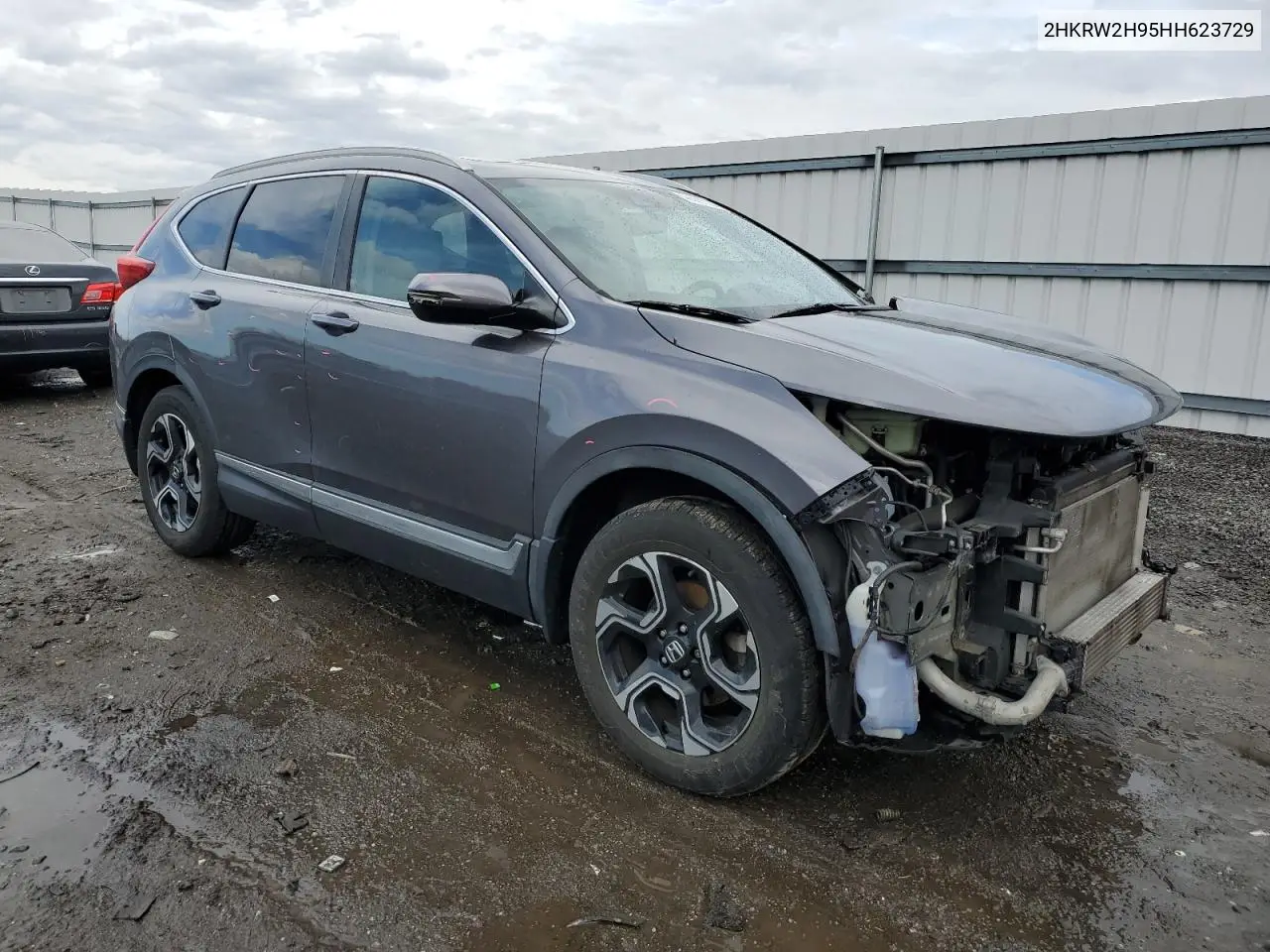 2017 Honda Cr-V Touring VIN: 2HKRW2H95HH623729 Lot: 49569335