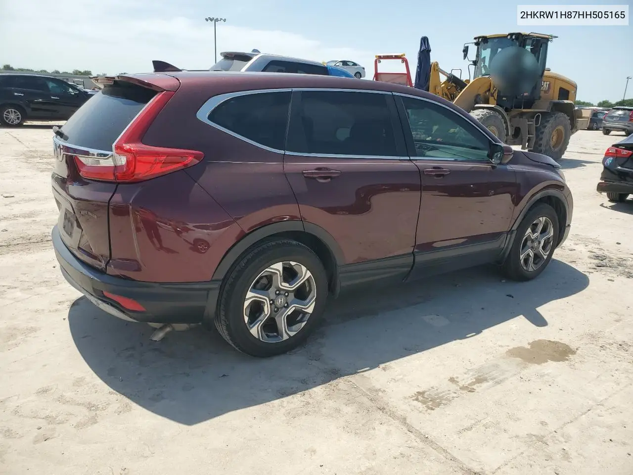 2017 Honda Cr-V Exl VIN: 2HKRW1H87HH505165 Lot: 51565245