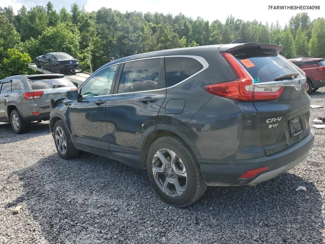 2017 Honda Cr-V Exl VIN: 7FARW1H83HE034098 Lot: 56876885