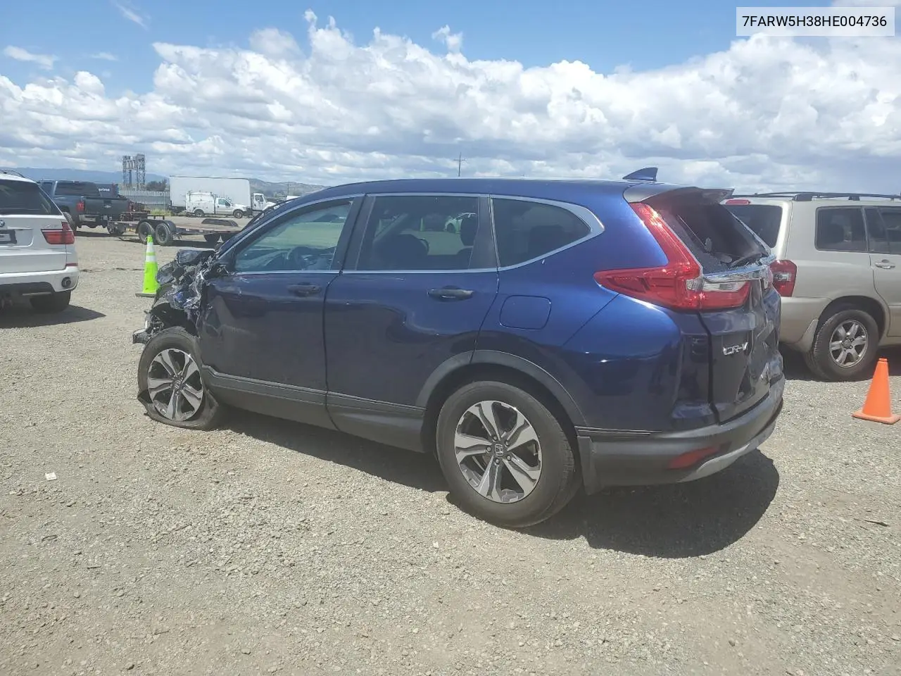 2017 Honda Cr-V Lx VIN: 7FARW5H38HE004736 Lot: 56980445