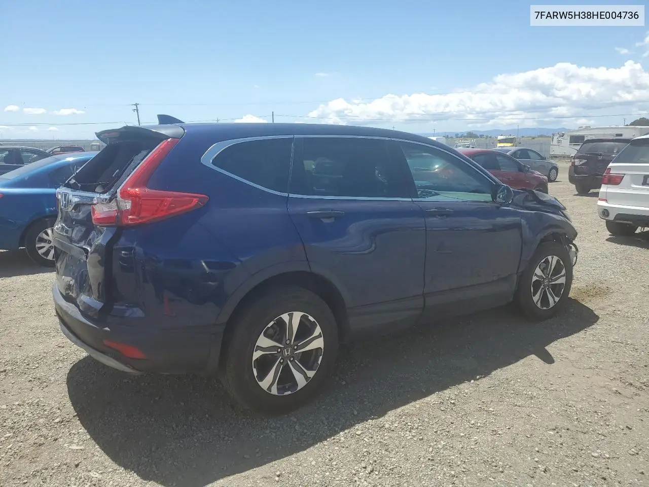 2017 Honda Cr-V Lx VIN: 7FARW5H38HE004736 Lot: 56980445