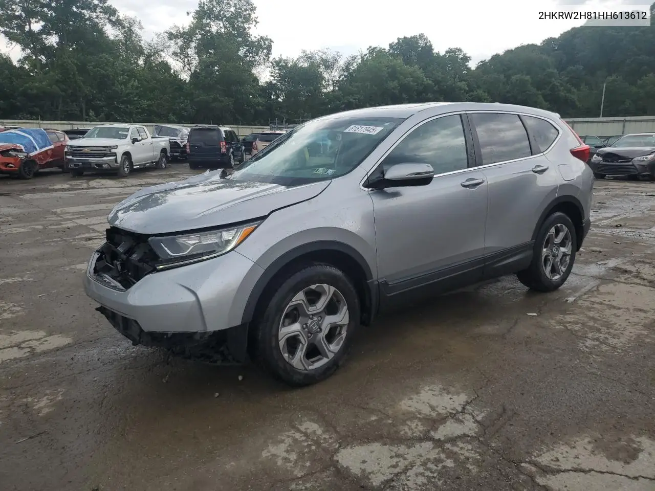 2017 Honda Cr-V Exl VIN: 2HKRW2H81HH613612 Lot: 61617945