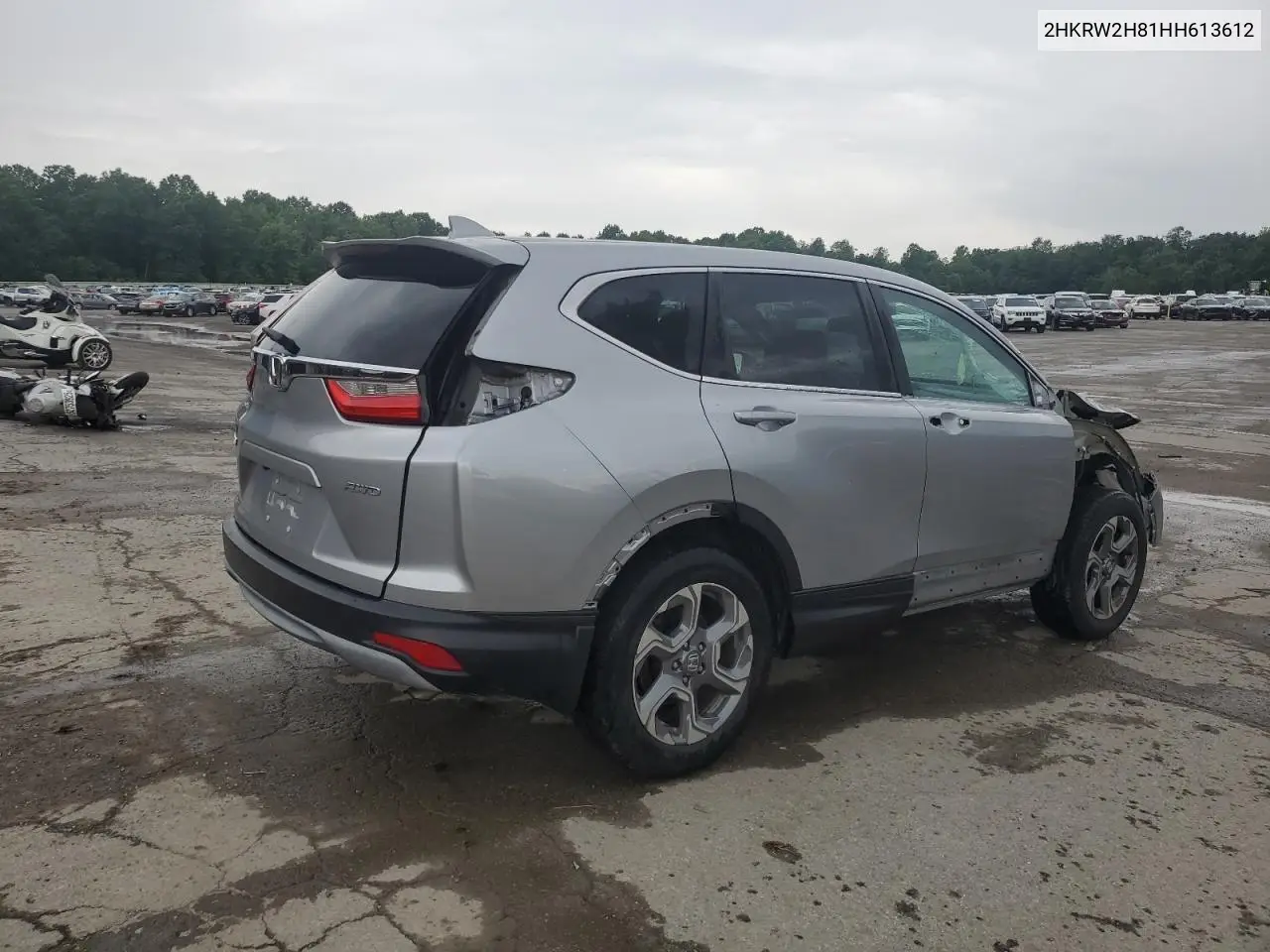 2017 Honda Cr-V Exl VIN: 2HKRW2H81HH613612 Lot: 61617945