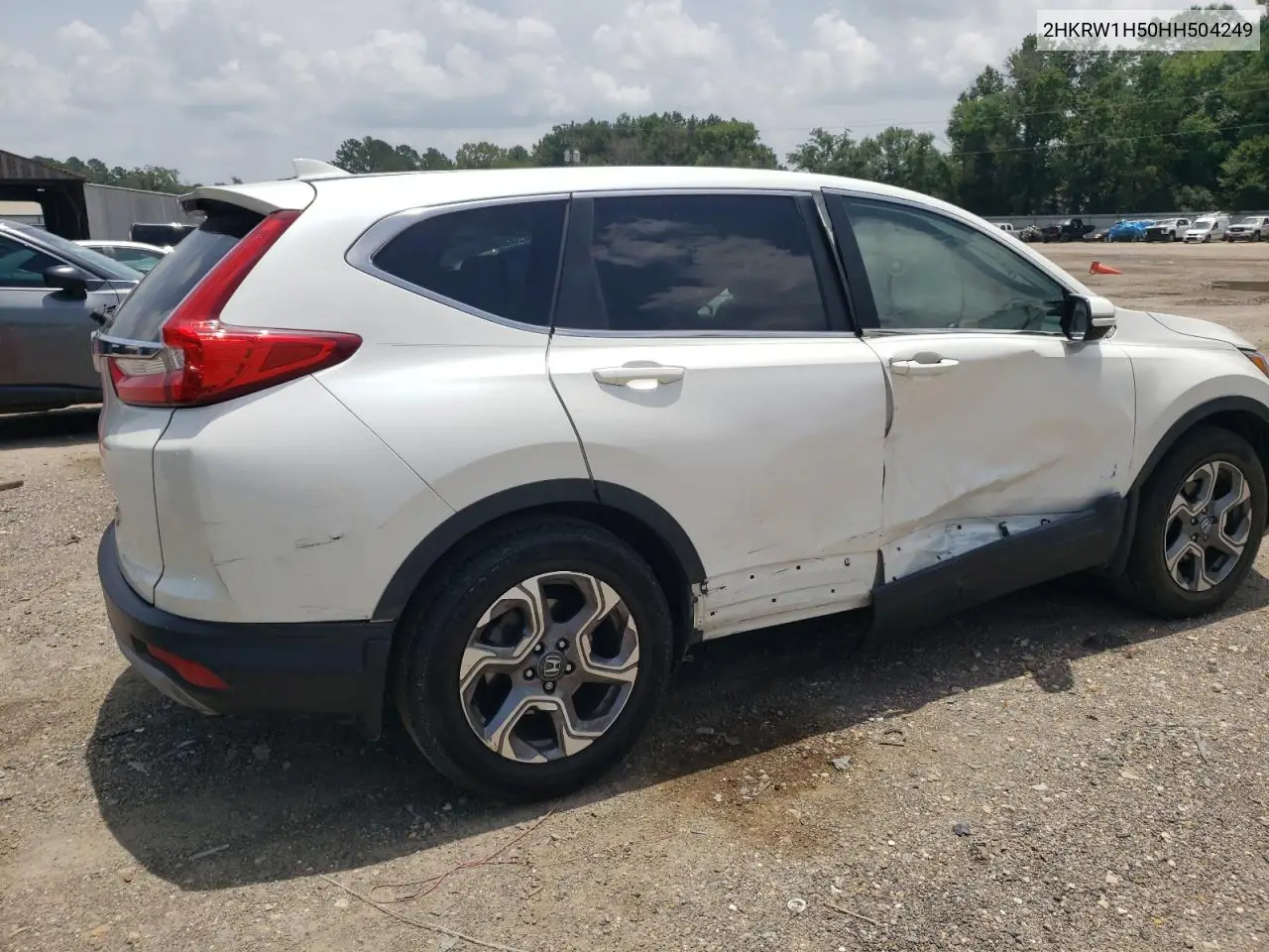 2017 Honda Cr-V Ex VIN: 2HKRW1H50HH504249 Lot: 62488765