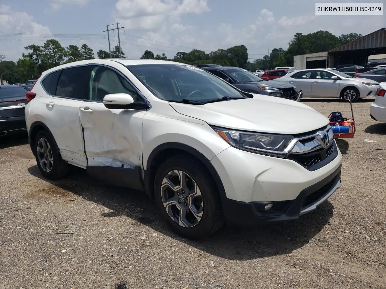 2017 Honda Cr-V Ex VIN: 2HKRW1H50HH504249 Lot: 62488765