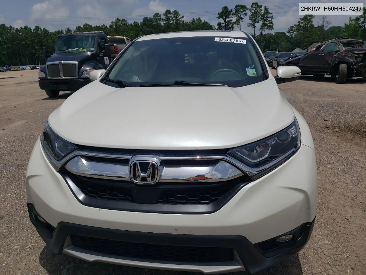 2017 Honda Cr-V Ex VIN: 2HKRW1H50HH504249 Lot: 62488765