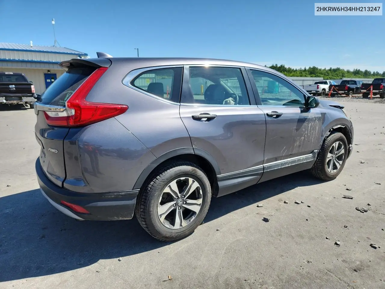 2017 Honda Cr-V Lx VIN: 2HKRW6H34HH213247 Lot: 62638605