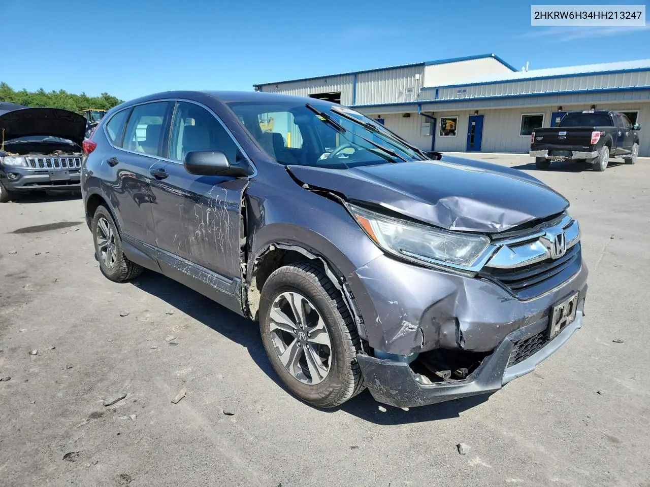 2017 Honda Cr-V Lx VIN: 2HKRW6H34HH213247 Lot: 62638605