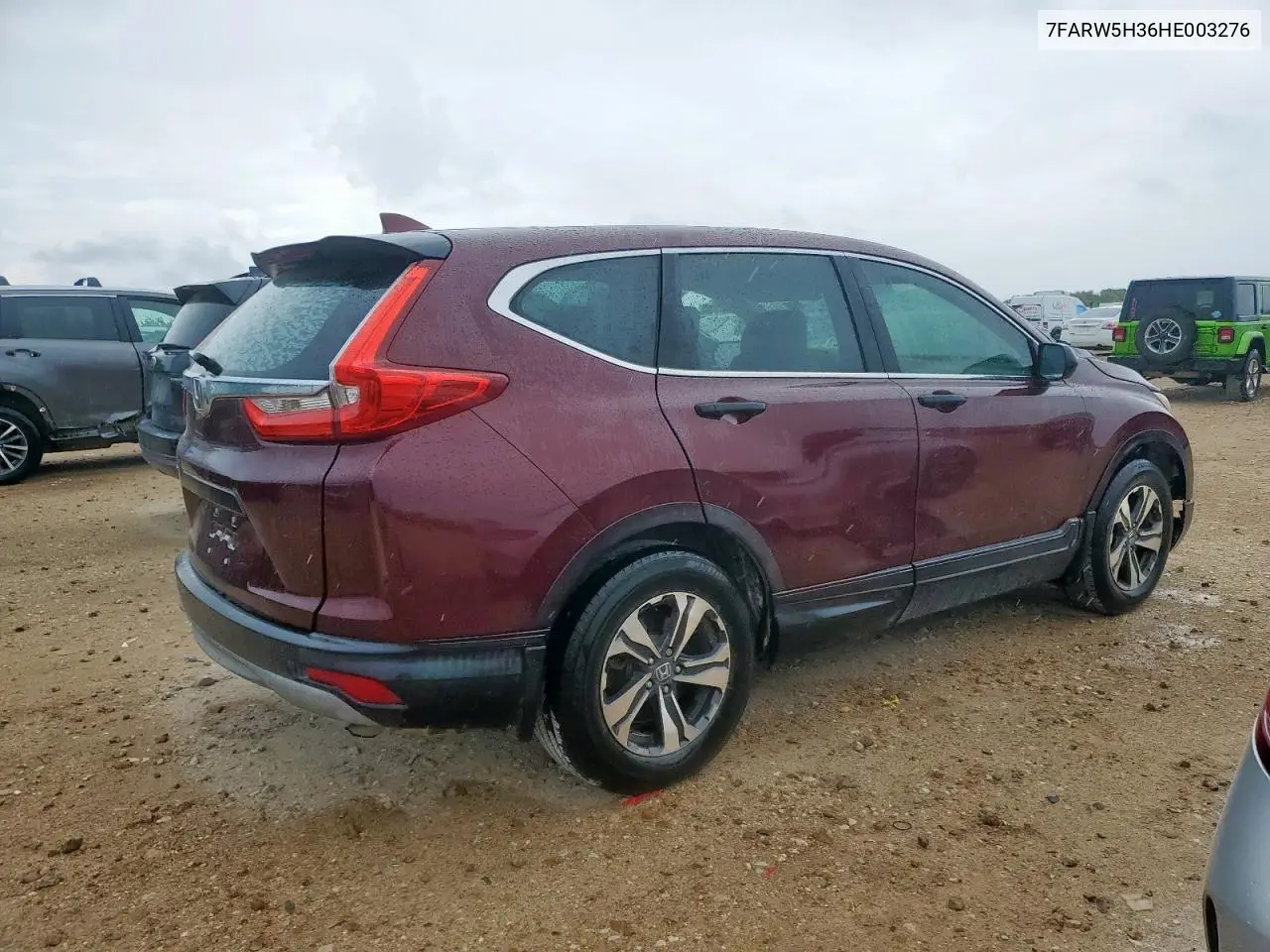 2017 Honda Cr-V Lx VIN: 7FARW5H36HE003276 Lot: 63194605