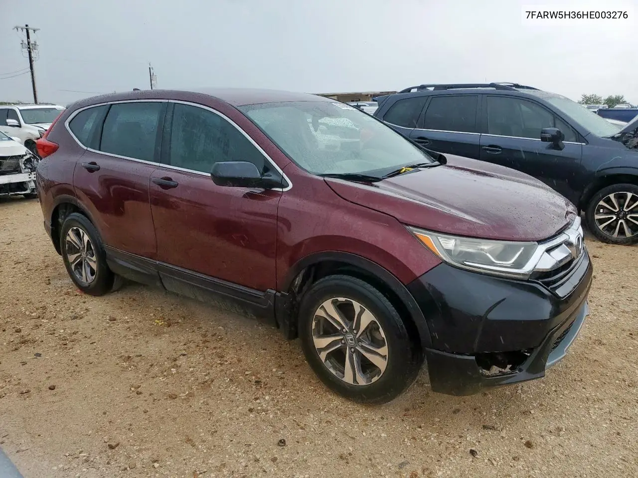 2017 Honda Cr-V Lx VIN: 7FARW5H36HE003276 Lot: 63194605