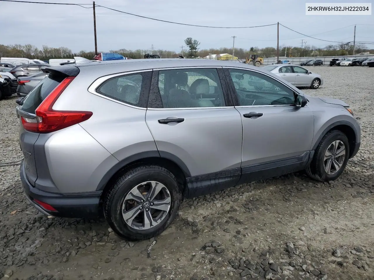 2018 Honda Cr-V Lx VIN: 2HKRW6H32JH222034 Lot: 53774535