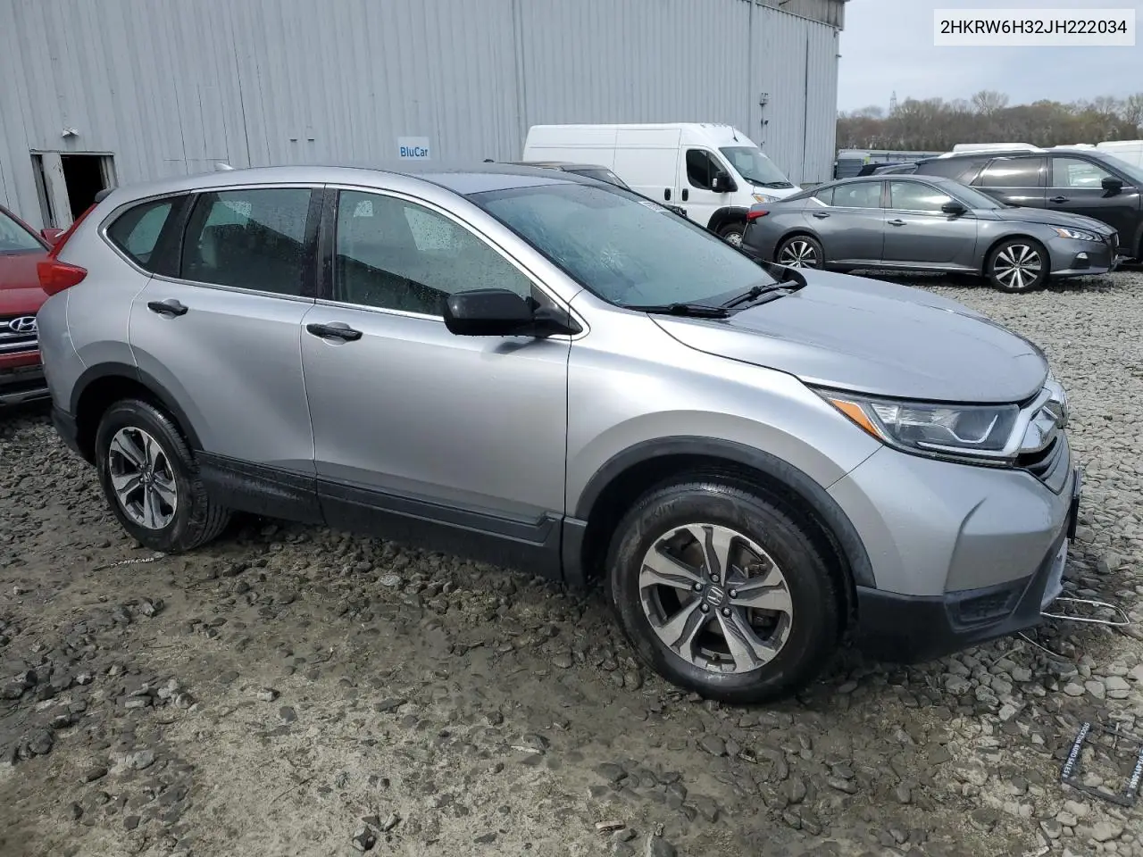 2018 Honda Cr-V Lx VIN: 2HKRW6H32JH222034 Lot: 53774535