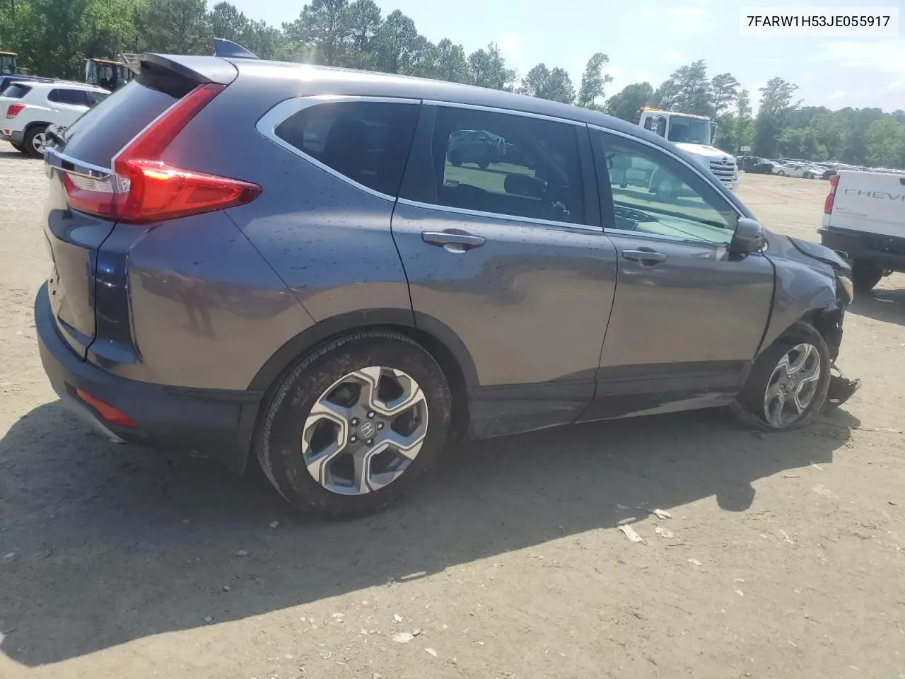 2018 Honda Cr-V Ex VIN: 7FARW1H53JE055917 Lot: 56199325