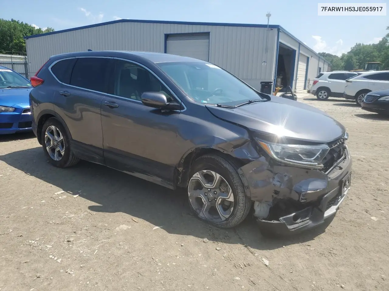 2018 Honda Cr-V Ex VIN: 7FARW1H53JE055917 Lot: 56199325
