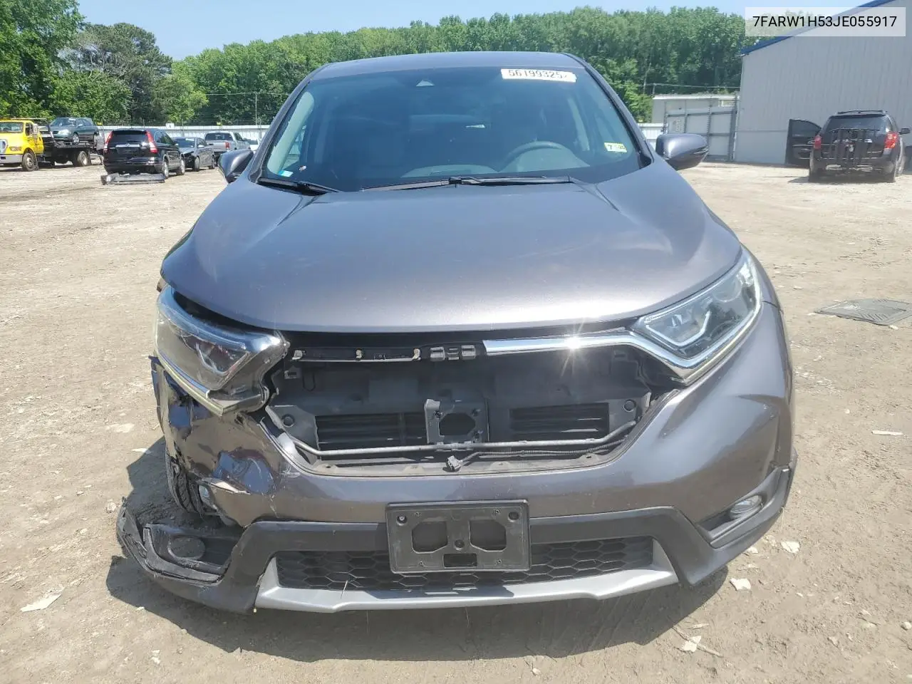 2018 Honda Cr-V Ex VIN: 7FARW1H53JE055917 Lot: 56199325