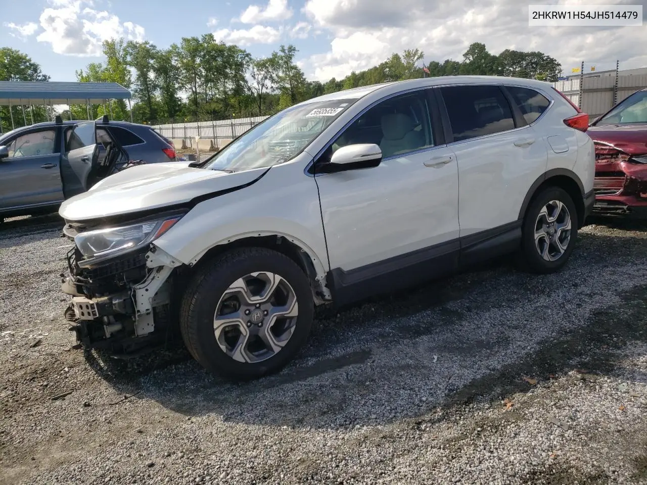 2018 Honda Cr-V Ex VIN: 2HKRW1H54JH514479 Lot: 56935855