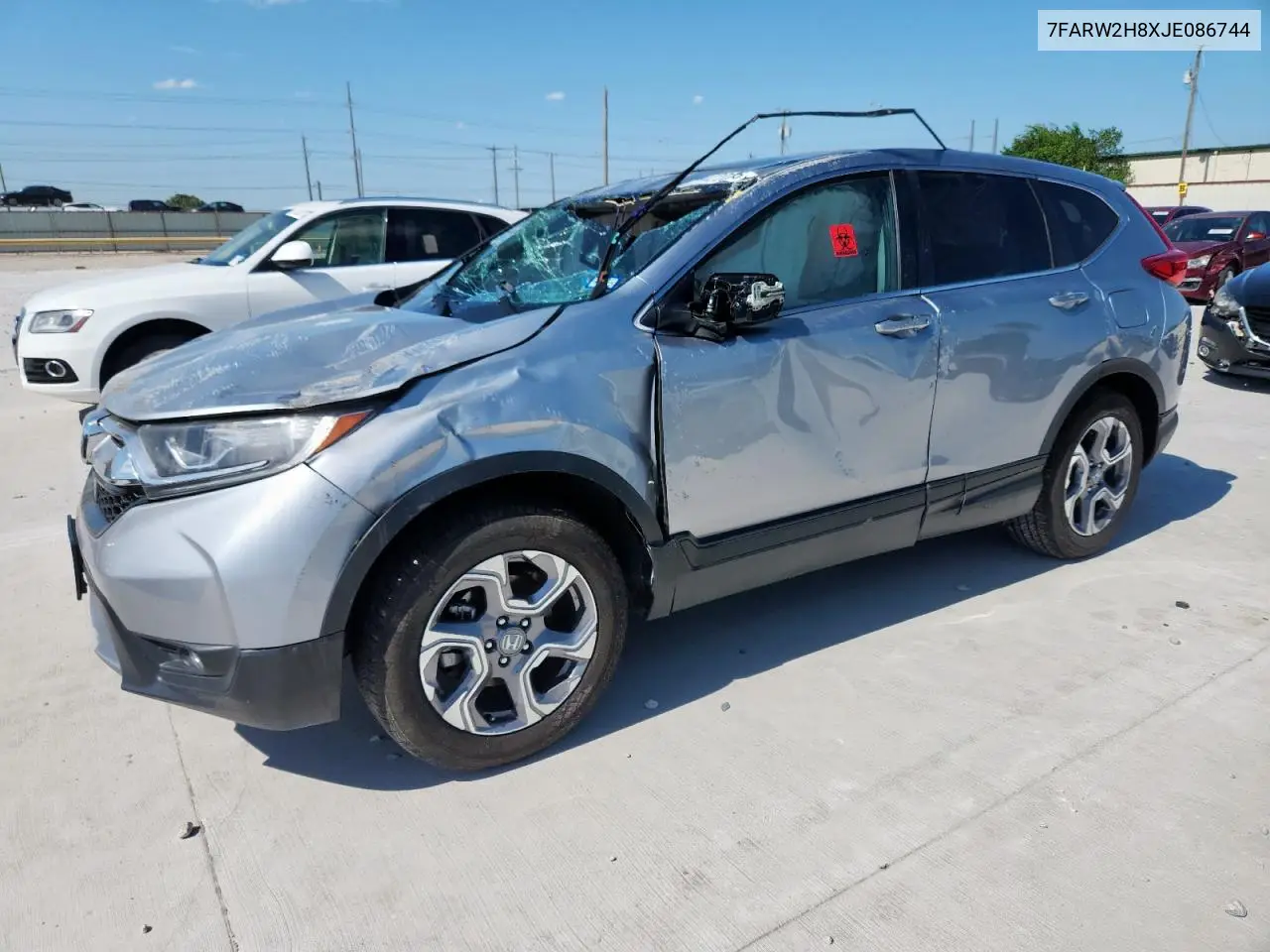 2018 Honda Cr-V Exl VIN: 7FARW2H8XJE086744 Lot: 61422025