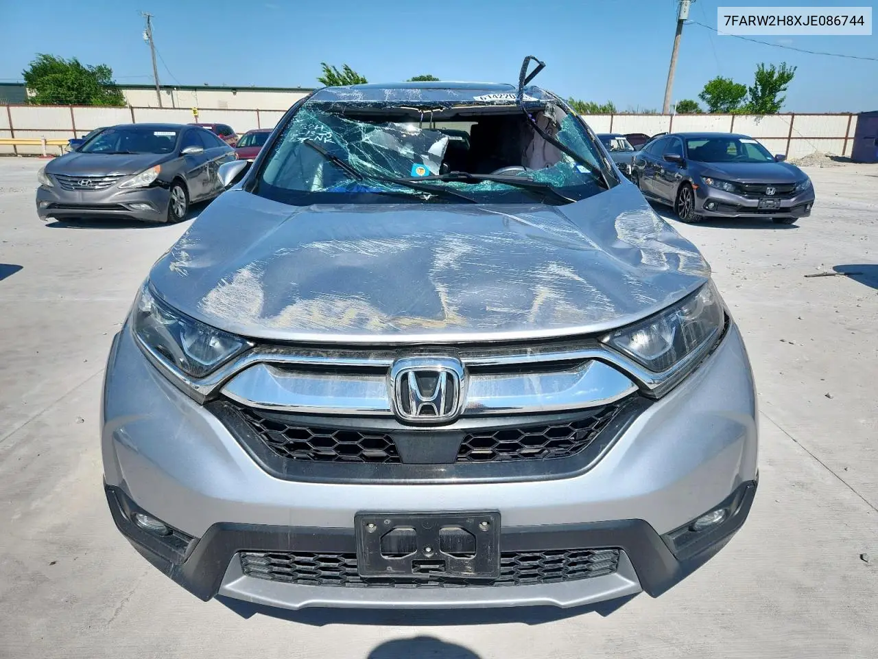 2018 Honda Cr-V Exl VIN: 7FARW2H8XJE086744 Lot: 61422025