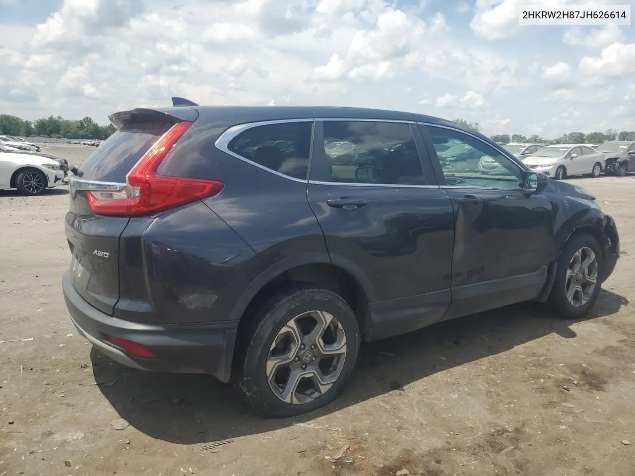 2018 Honda Cr-V Exl VIN: 2HKRW2H87JH626614 Lot: 62945955