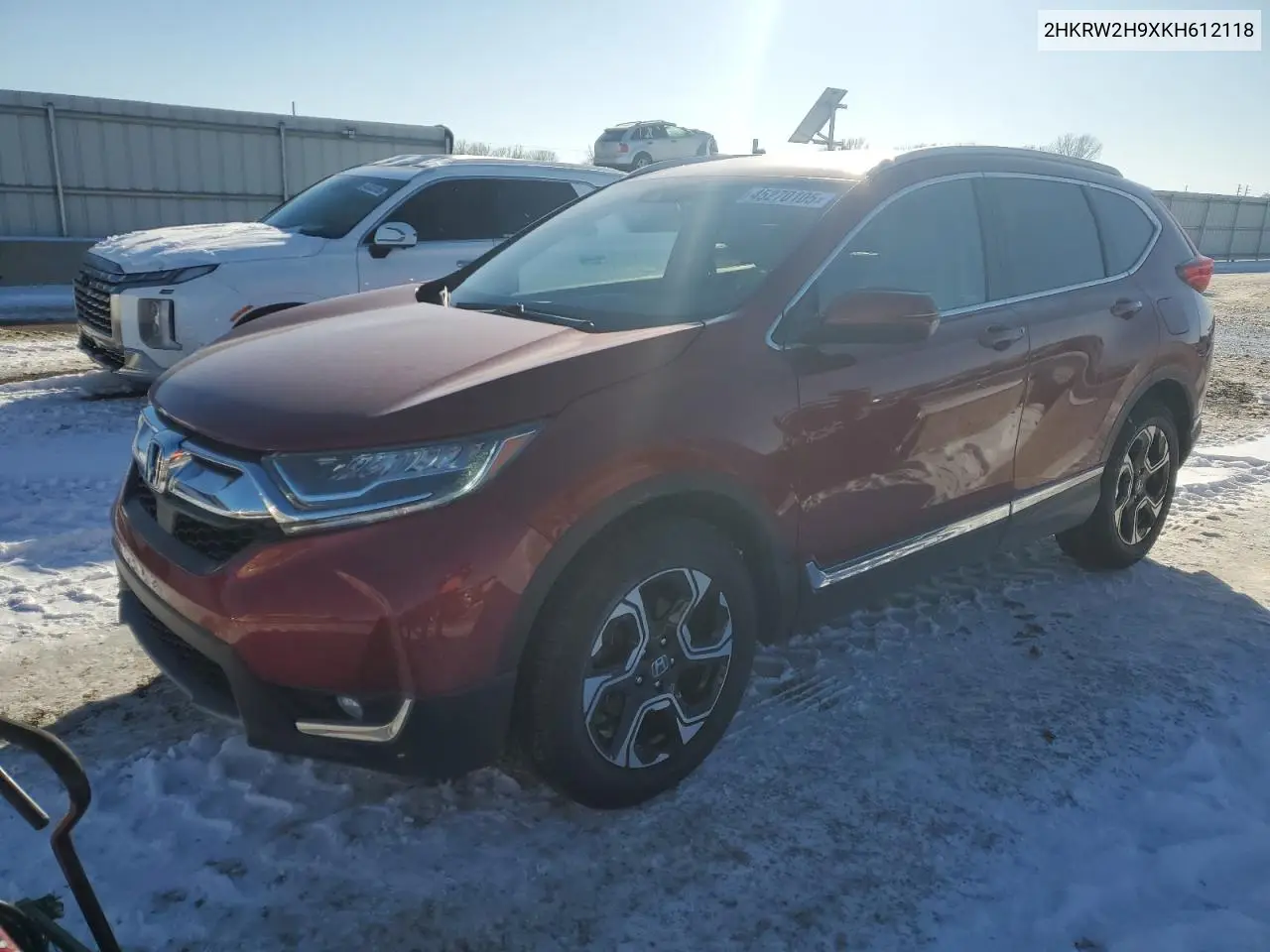 2019 Honda Cr-V Touring VIN: 2HKRW2H9XKH612118 Lot: 45270105