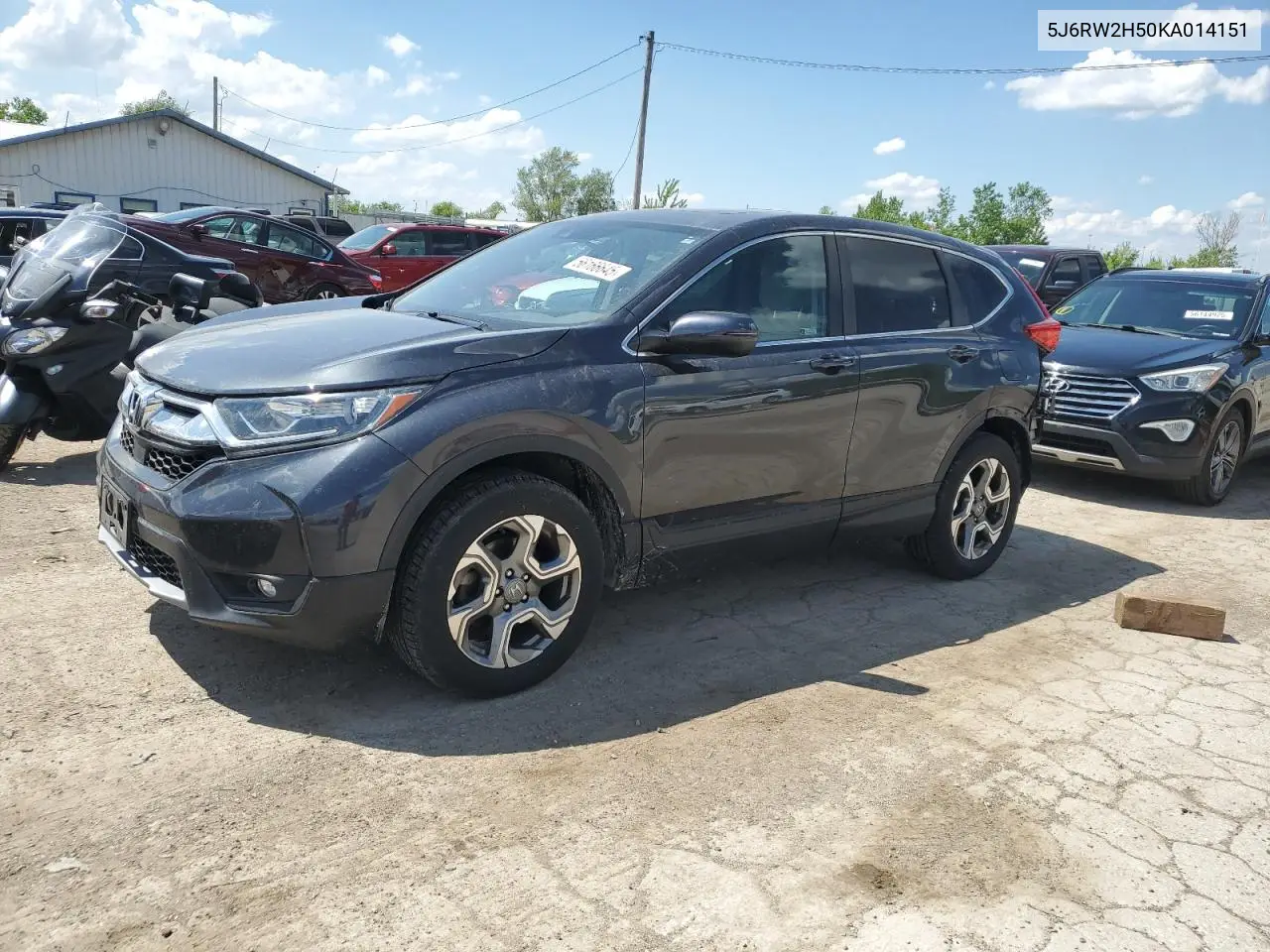 2019 Honda Cr-V Ex VIN: 5J6RW2H50KA014151 Lot: 56166645