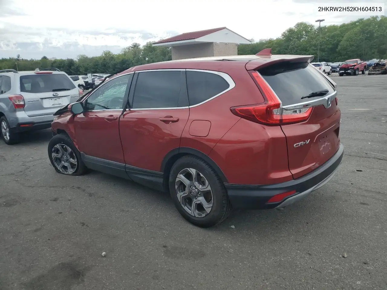 2019 Honda Cr-V Ex VIN: 2HKRW2H52KH604513 Lot: 56573745