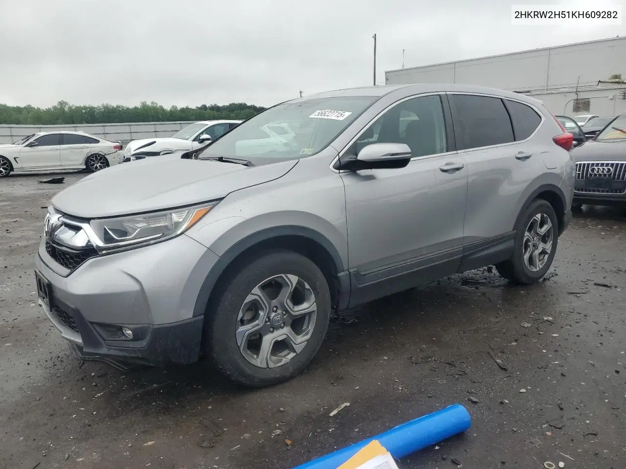 2019 Honda Cr-V Ex VIN: 2HKRW2H51KH609282 Lot: 56622715