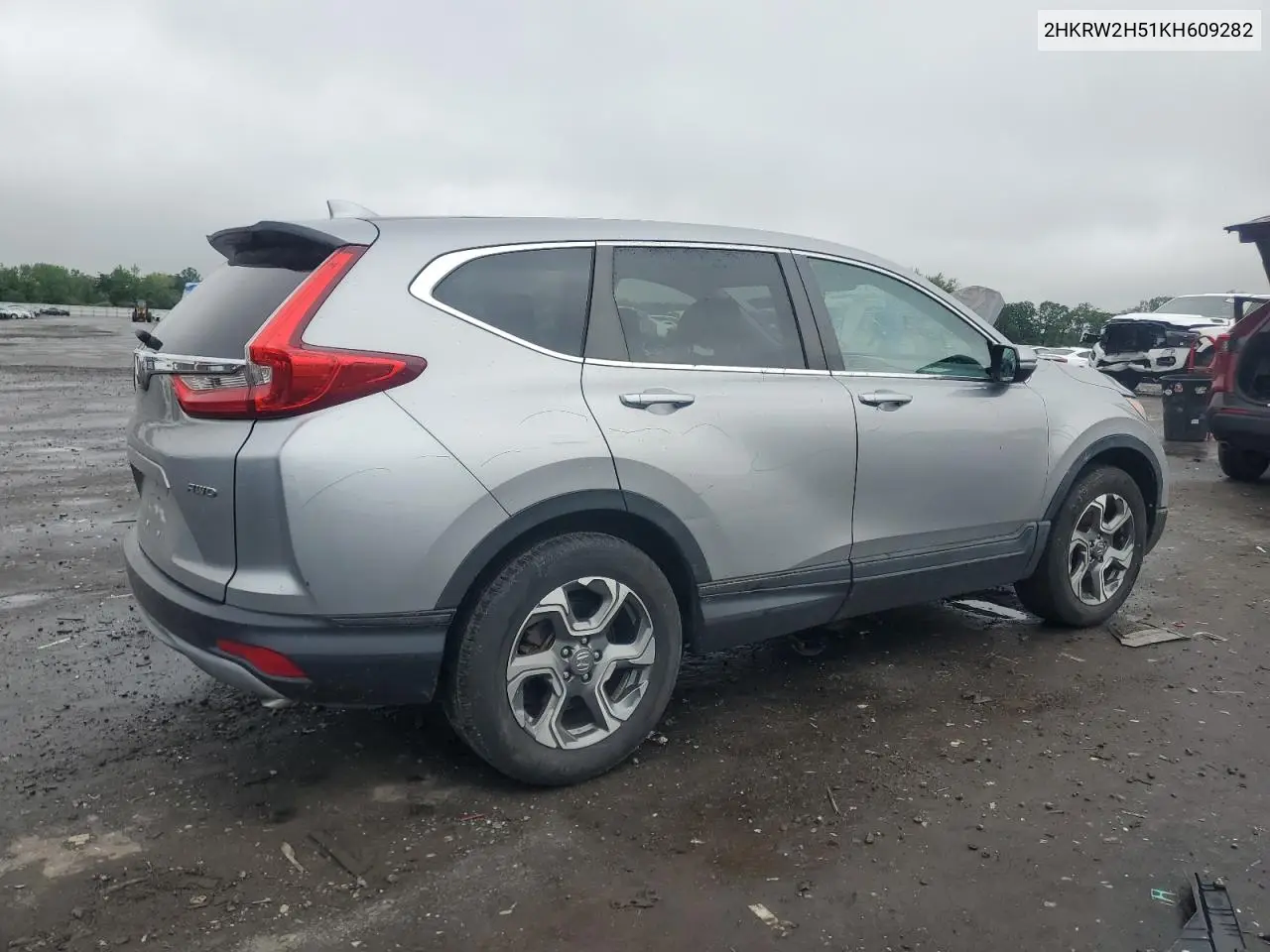 2019 Honda Cr-V Ex VIN: 2HKRW2H51KH609282 Lot: 56622715