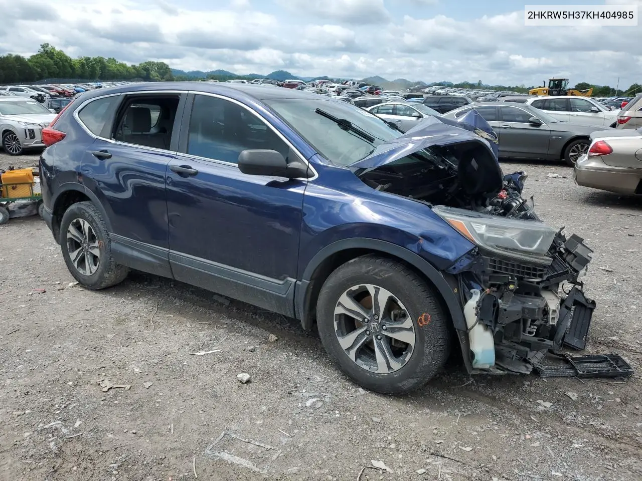 2019 Honda Cr-V Lx VIN: 2HKRW5H37KH404985 Lot: 56743495